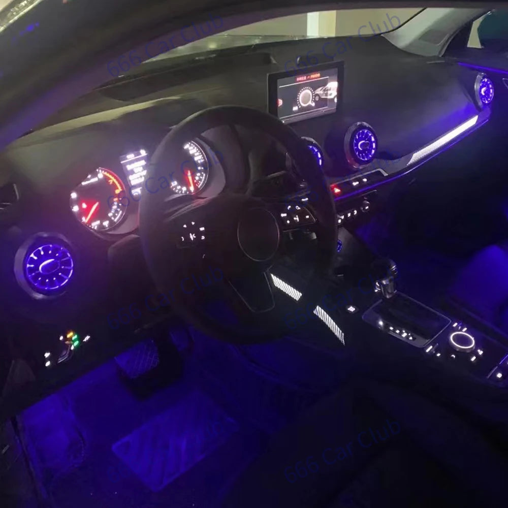 For Audi Q2 2017-2023 APP Control 256 Colours Vents Air