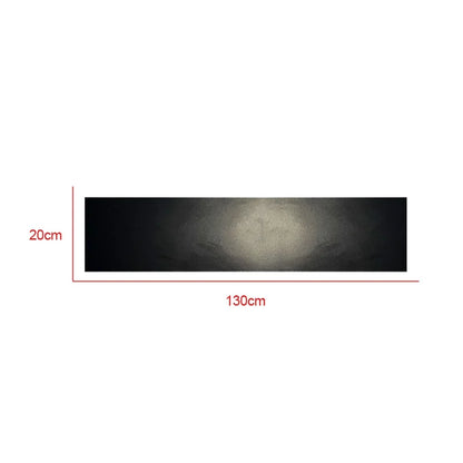 130x20cm Windscreen Sun Strip Sticker Matte Black Front