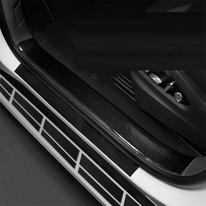 5D Carbon Fiber Stickers Protector Door Sill Sticker Scratchproof