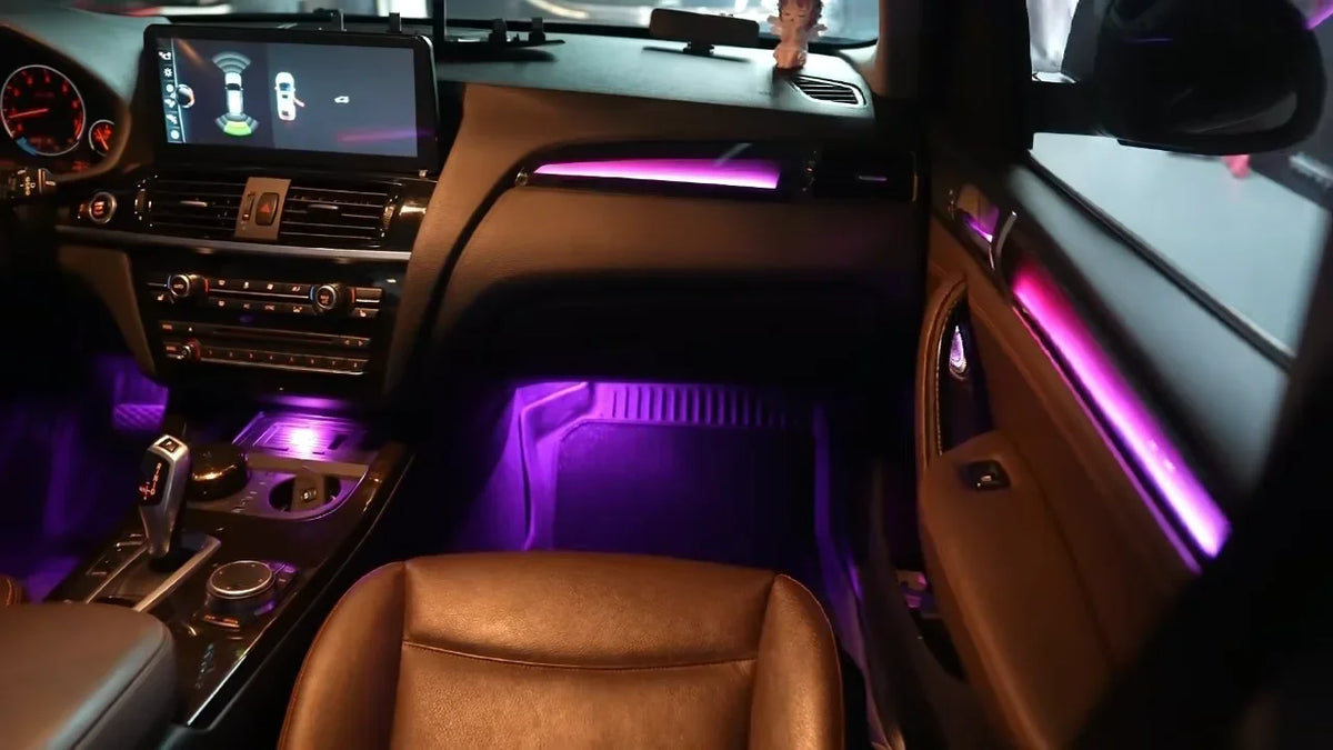 For BMW X3 X4 F25 F26 Upgraded Interior Ambient Lighting
