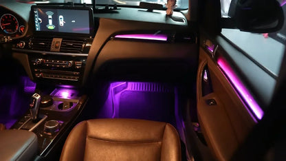 For BMW X3 X4 F25 F26 Upgraded Interior Ambient Lighting