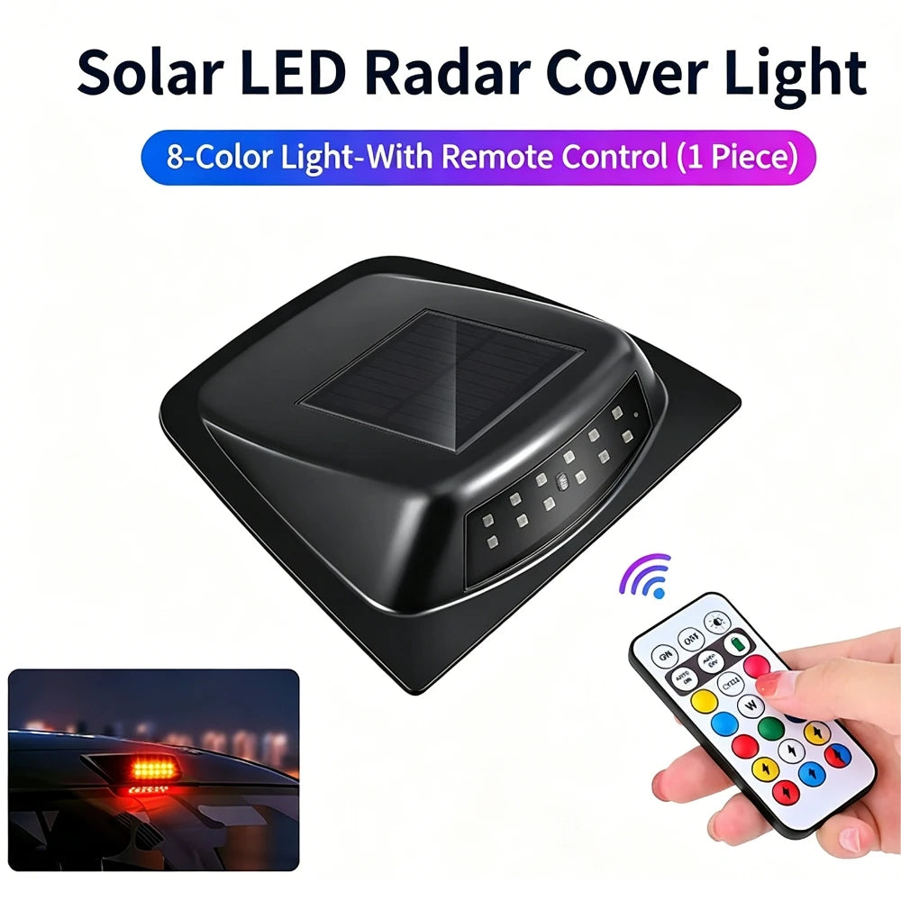 Solar Radar Roof start-stop Warning Remote Control Colors