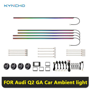 For Audi Q2 Dream Color RGB Colors Ambient Kit Bluetooth APP