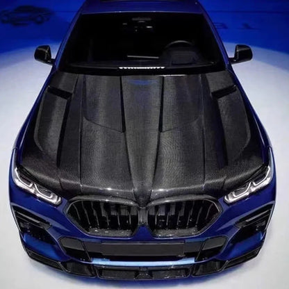 For BMW X5 G05 X6 G06 X5M F95 X6M F96 Carbon Fiber Hood Engine