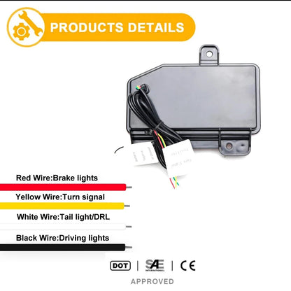 For Jeep Gladiator Jt Pickup 2PCS Truck Rear Bumper Reflector