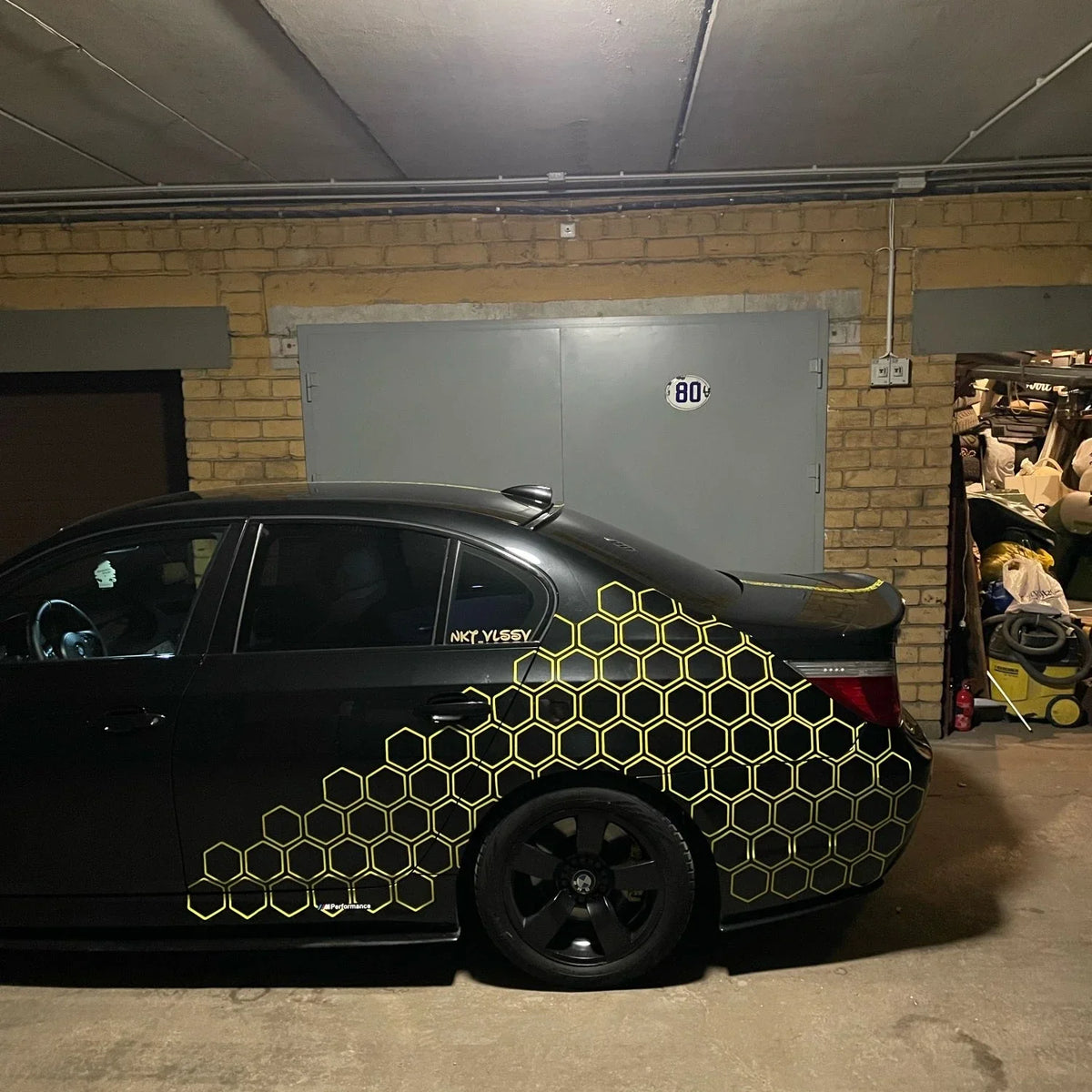 For Side Body Large Size Honeycomb Open Stickers Vinyl Tape
