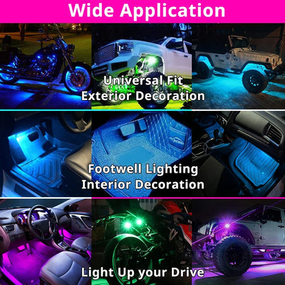 Remote Control Strobe RGB Flash Underglow Footwell Mods