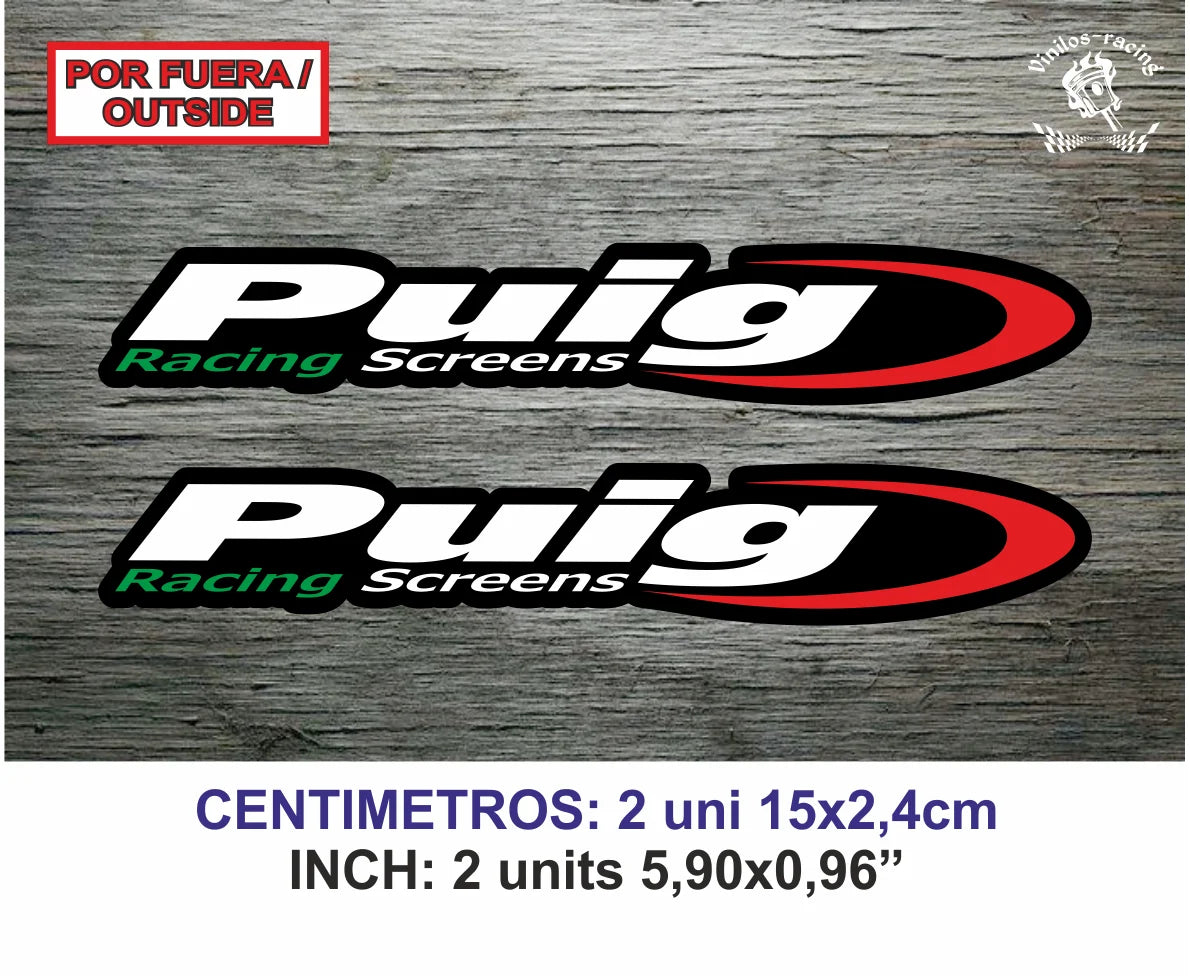 Puig Racing hi-tech Sticker Ng Bl Vinilo Decal Aufkleber