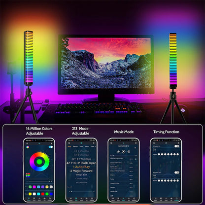 Portable Atmosphere Color Changing Pickup Ambient Handheld Music