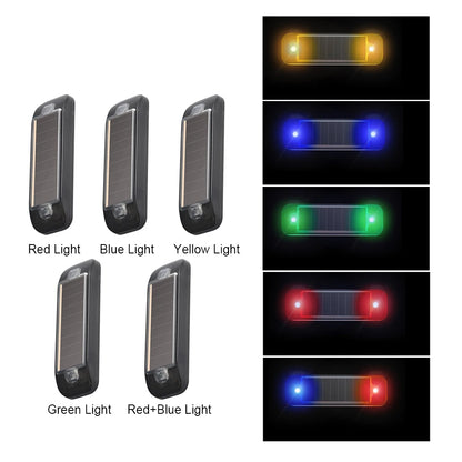 Waterproof Solar Power Warning Simulated Alarm Wireless