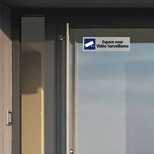 For Door Panel Space Sticker Under Video Surveillance Wall