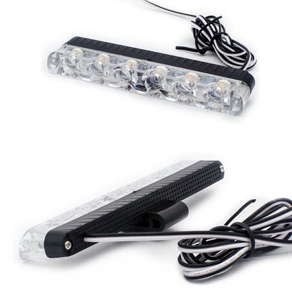 6LED Flashing Grille Wireless Remote Emergency Strobe 12V Warning