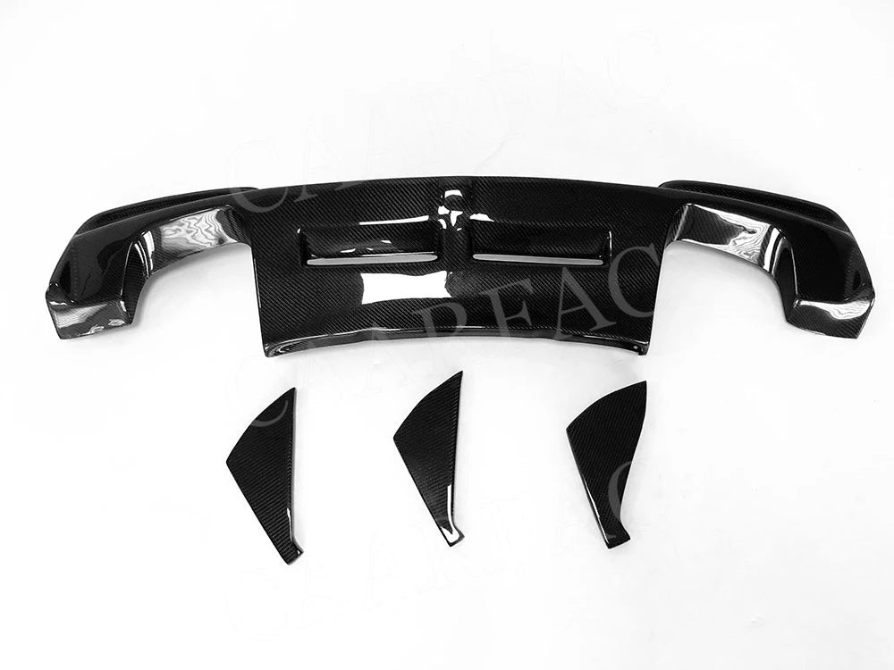 For E82 Carbon Fiber Rear Lip Diffuser Spoiler BMW Series E82 1M