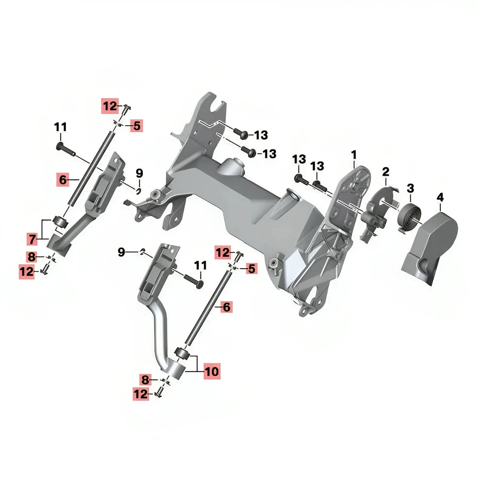 For BMW R1200 Gs Lc Adv Adjustable Windshield Windscreen Lifting