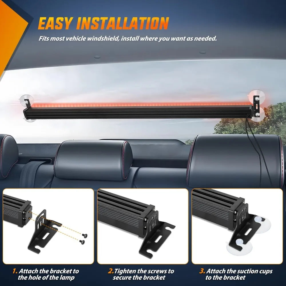 Nilight Traffic Advisor Strobe Bar Controller Emergency Warning
