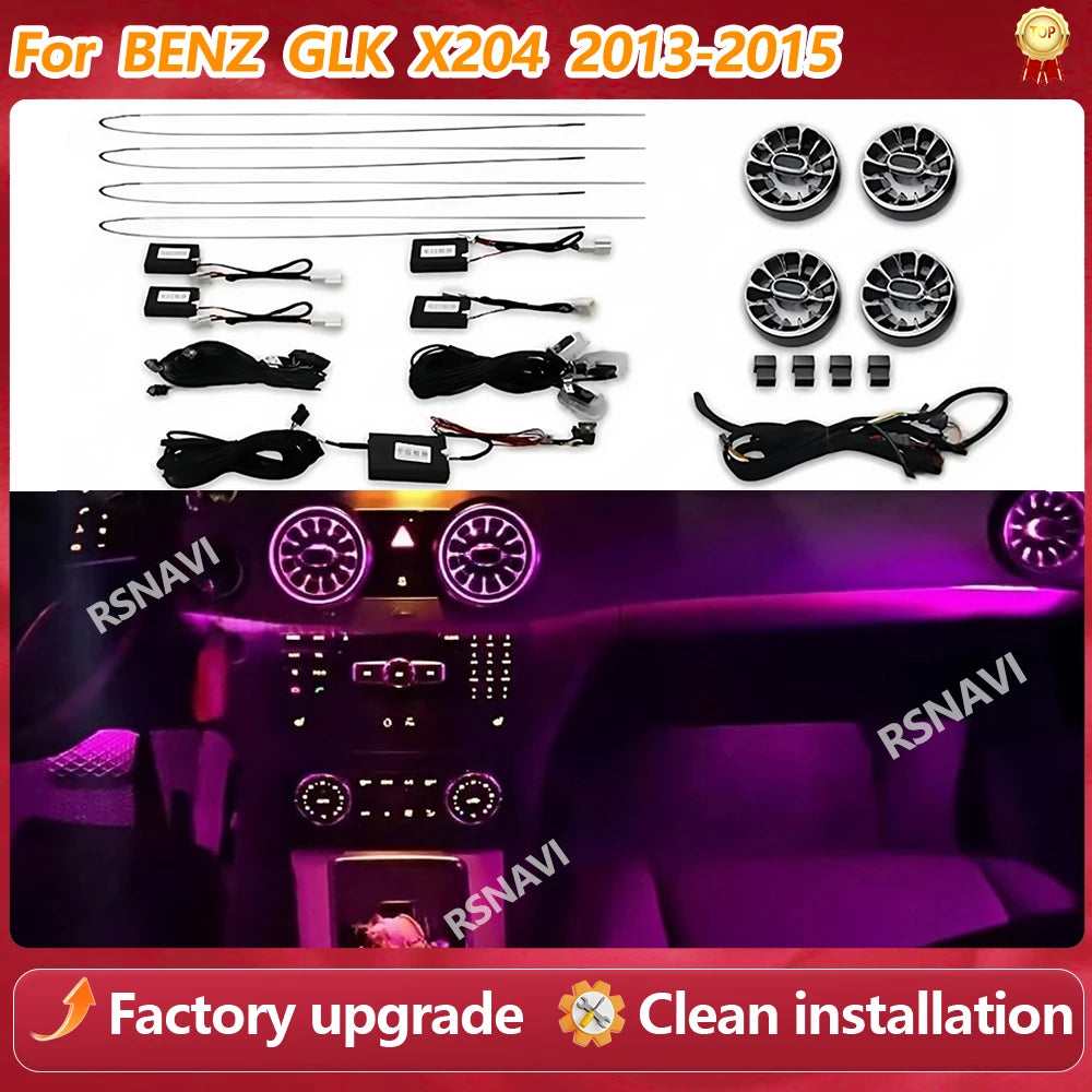 For Mercedes Benz Glk X204 2013-2015 Colors Turbine Air Vent