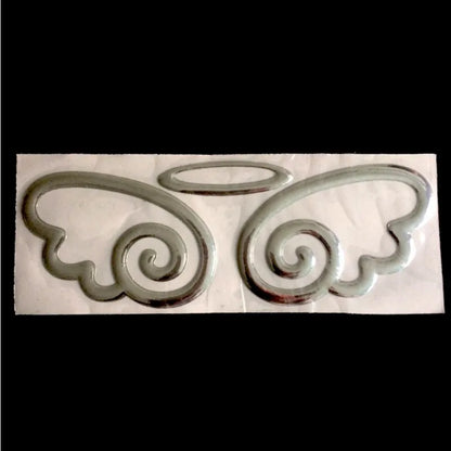 1PC 3D Angel Wings Pvc Sticker Decal Rear Body