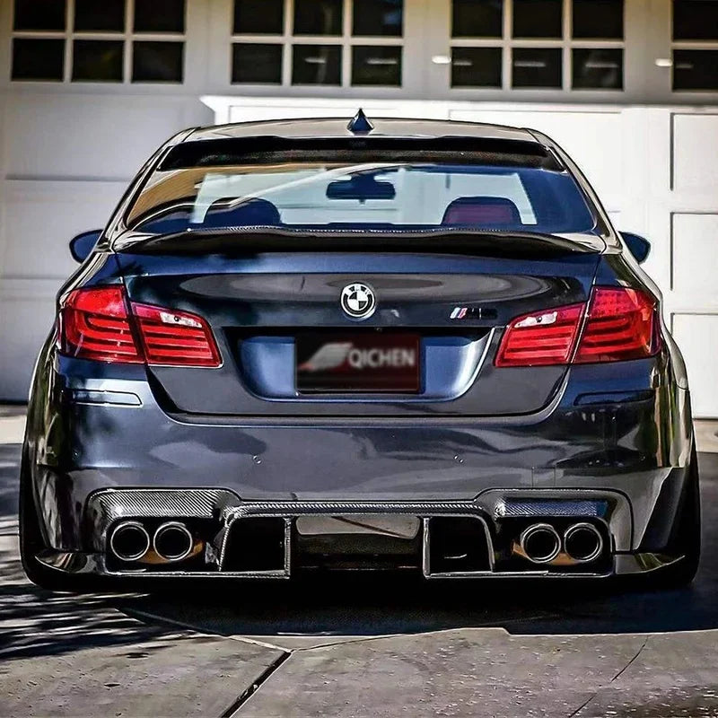 For BMW 5 Series M5 F10 F18 Carbon Fiber Back Lip Rear Bumper