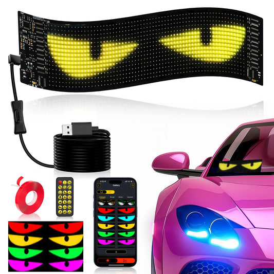 Ai Dynamic Programmable Devil Eyes Display Truck Windshield