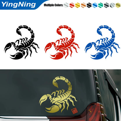 Cool Scorpion Animal Sticker 3D Reflective Decals Waterproof