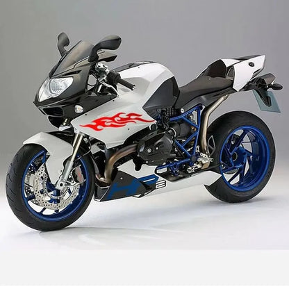 Stickers Modified Flame Reflective Sticker Motorcycle Vinyl
