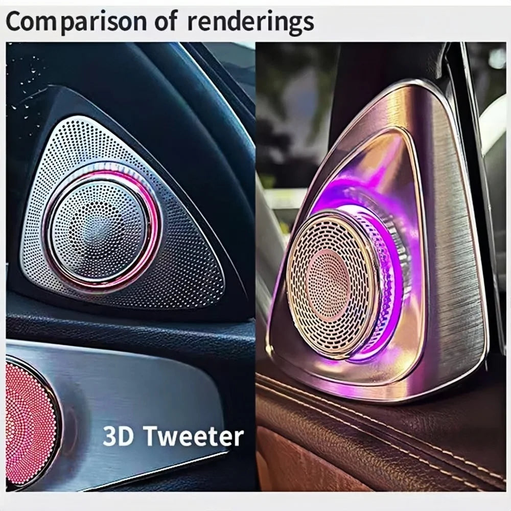 For Mercedes Benz W222 S-class Loudspeaker 4D Rotation Glow