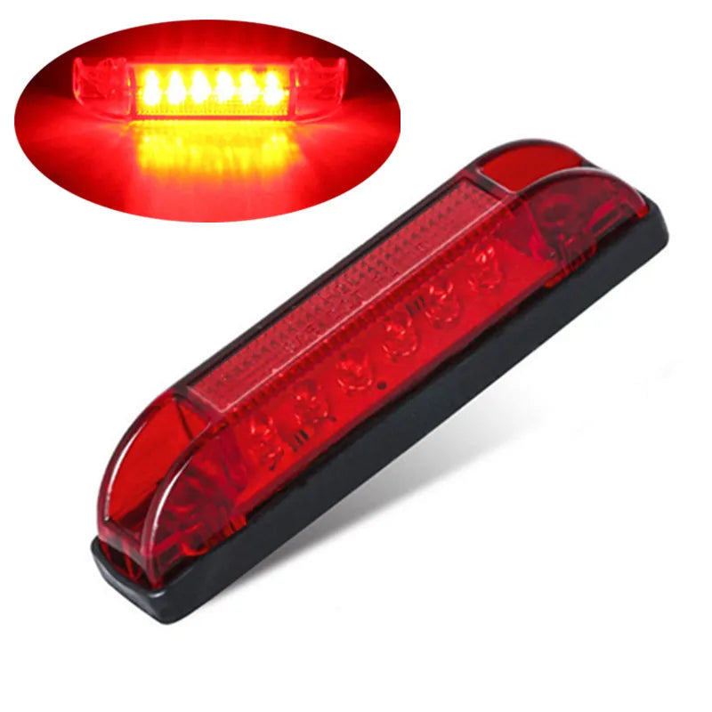 Red White Amber Marker 12V Trailer Indicators Side Truck