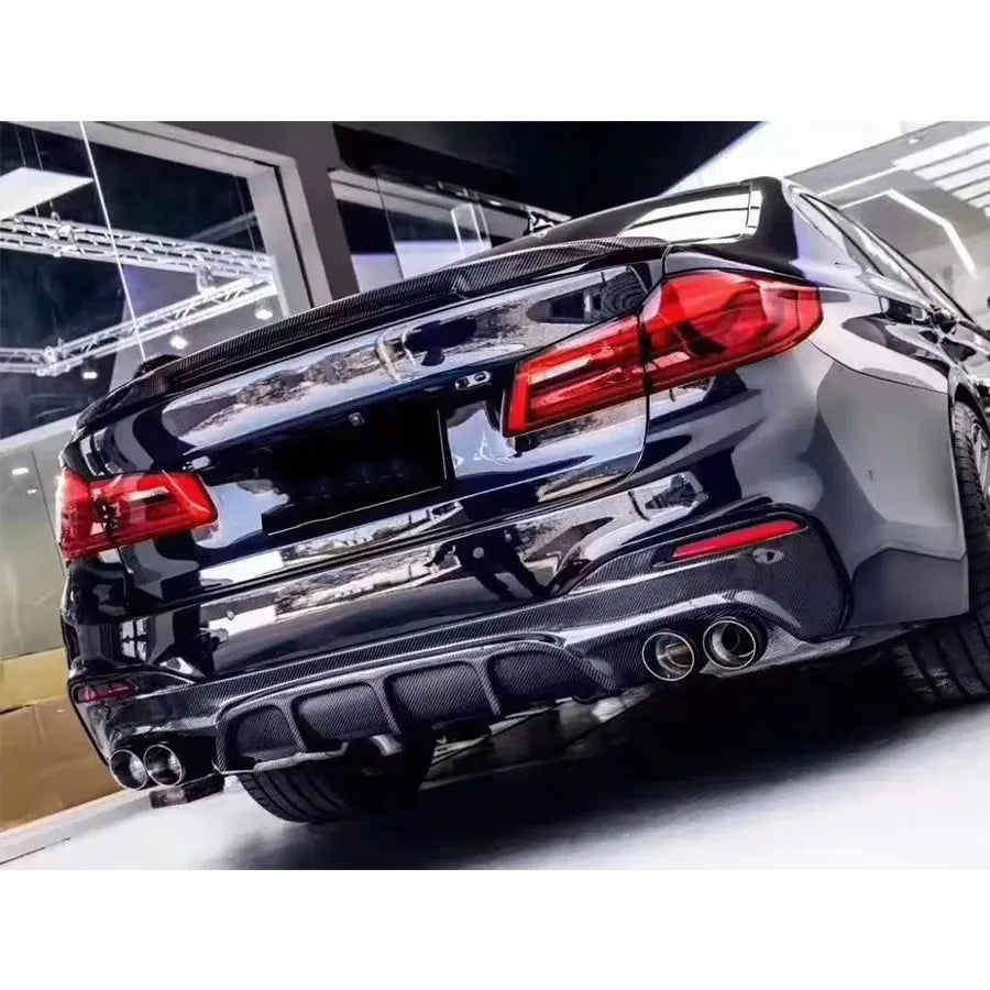 For BMW 5 Serie M5 F90 G30 G38 Fd Carbon Fiber Back Lip Rear