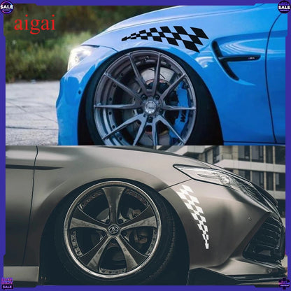 For Audi Volkswagen VW Ford BMW Racing Stickers Vinyl Film Wheel