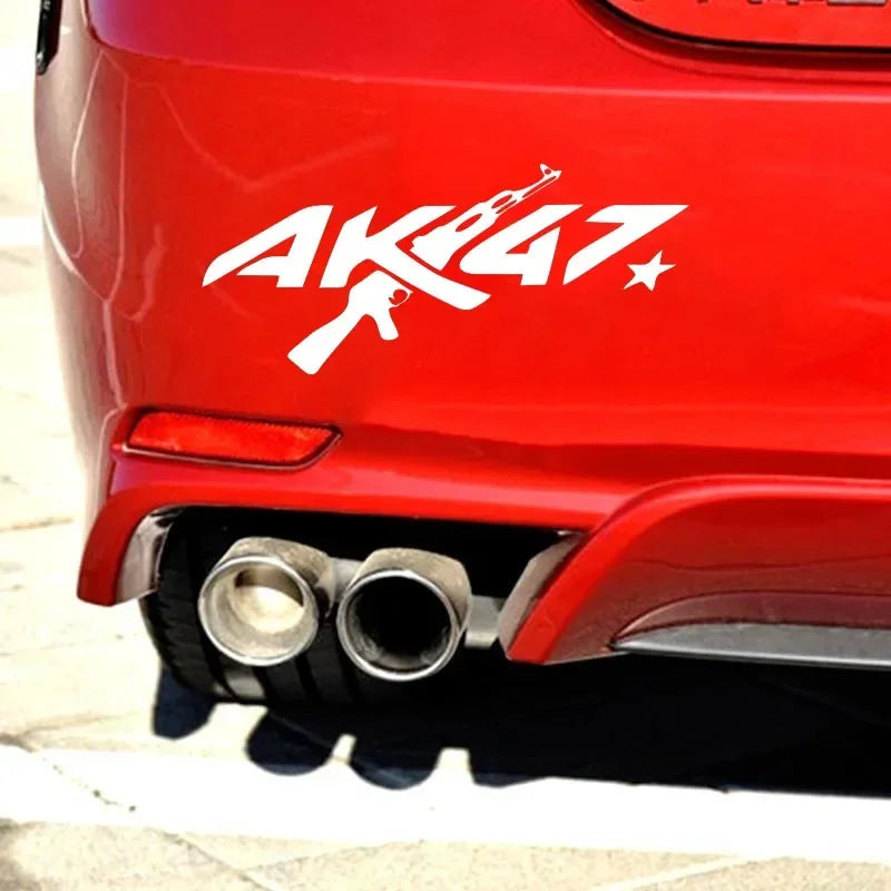 AK47 Gun Personalised Creative ak-47 Sticker Body Bumper Window