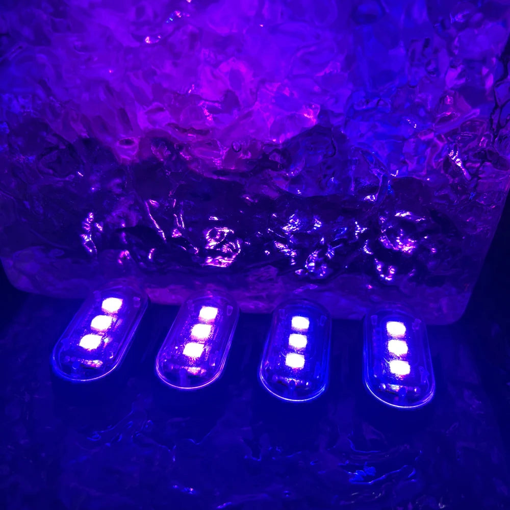 8PCS Up Night RGB Aircraft Motorcycles Truck Airplanes