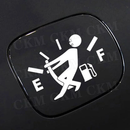 For Ford Focus 2 Funny Fuel Gage Empty Decal Tank Cap Stickers