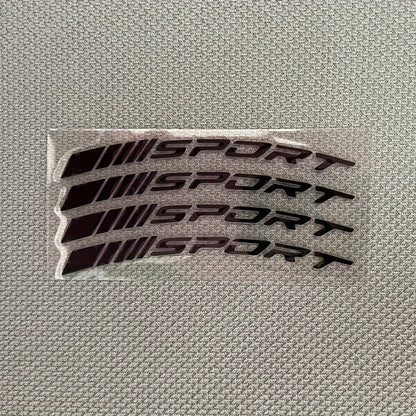 4PCS Set Sport Wheel Graphic Vinyl Motorcycle Sticker Rim