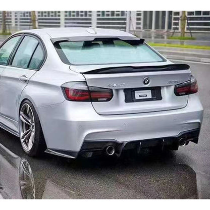 For BMW 3 Series F30 F35 320 330 Geex Carbon Fiber Rear Bumper