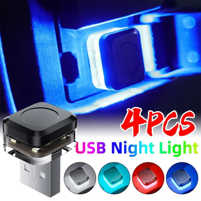 For Auto Laptop Power Bank MINI USB Night Interior Atmosphere