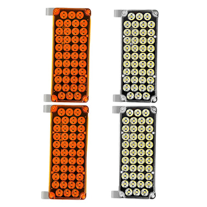 For Various 12V-24V Vehicles Turcks Rv 2PCS Strobe Warning