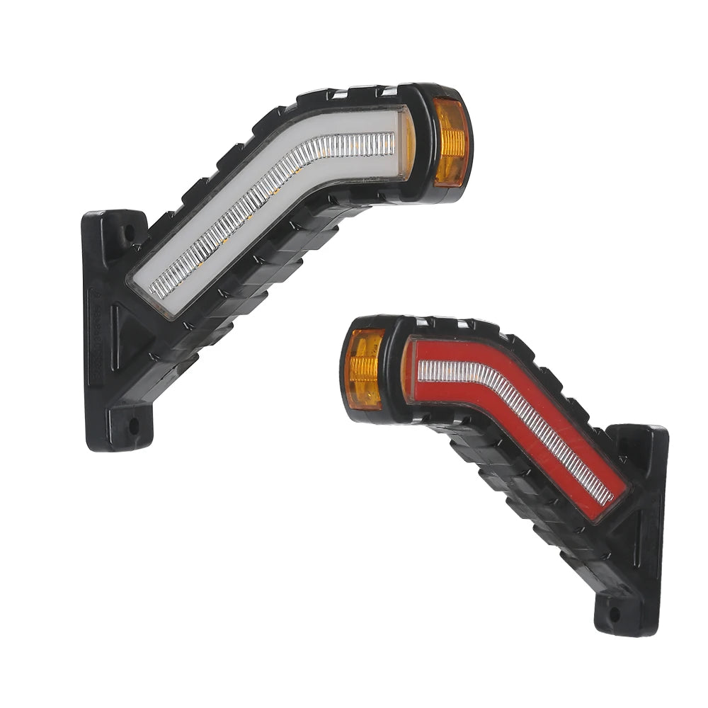 For Traile 2PCS Waterproof Trailer Outline Marker Truck Side