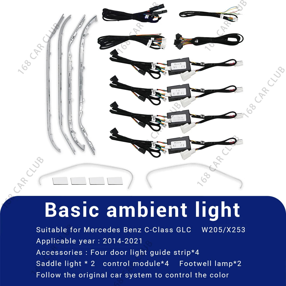 For Mercedesbenz W205 X253 Glc Coupe Color Ambient C43 c63scar