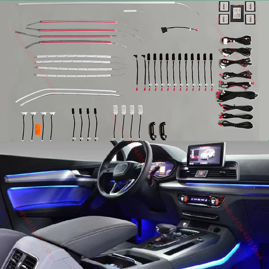 For Audi 2018-2026 Q5 32 Color Dedicated Ambient Interior