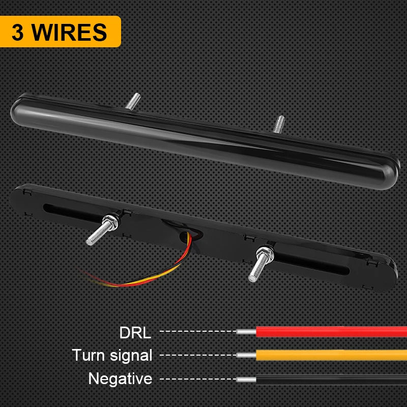 For Pickup Offroad Trailer Truck Tail Bar Rear Brake Sequential