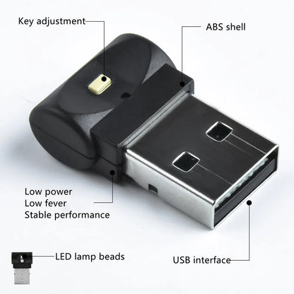 Colorful USB Interior Atmosphere Emergency Lighting MINI