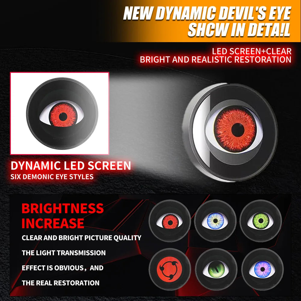 Wireless Control Devil Eyes Dynamic Adjustable Eye Pattern Demon