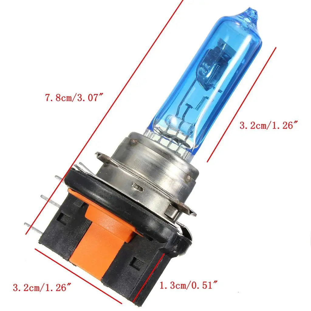 For Audi 2X White H15 6000K Bulbs BMW Ford Golf MK6