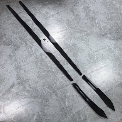 For BMW F10 520I 520D 530I Gloss Black Mp Side Skirts Extension