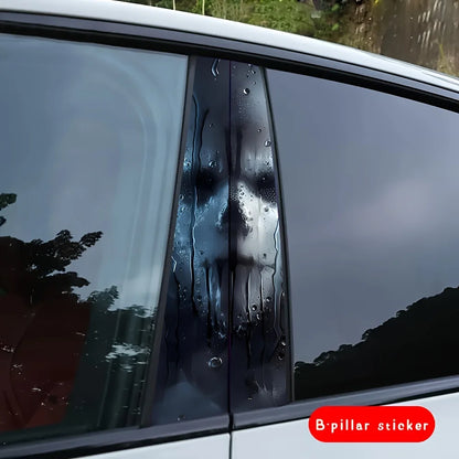 2-piece Sticker Durable vinyl-b-post Protector Ghost Design