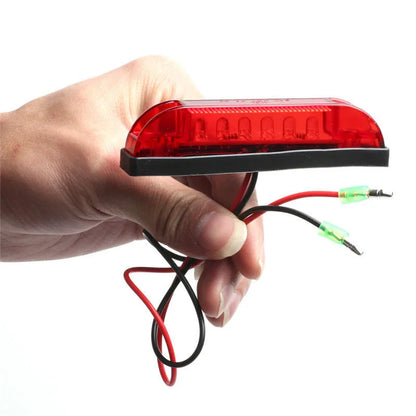Red White Amber Marker 12V Trailer Indicators Side Truck