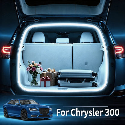 For Chrysler 300 LED Car Trunk Light Strip Rear Boot Light Auto Automatic Induction Atmosphere Lamp Modification Interio
