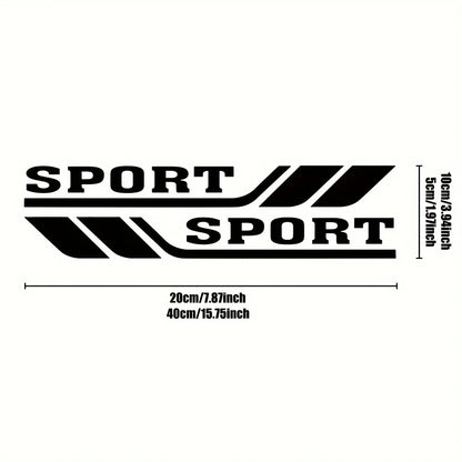 Pair Sport Door Side Stickers Mirror Decor Decal Sticker