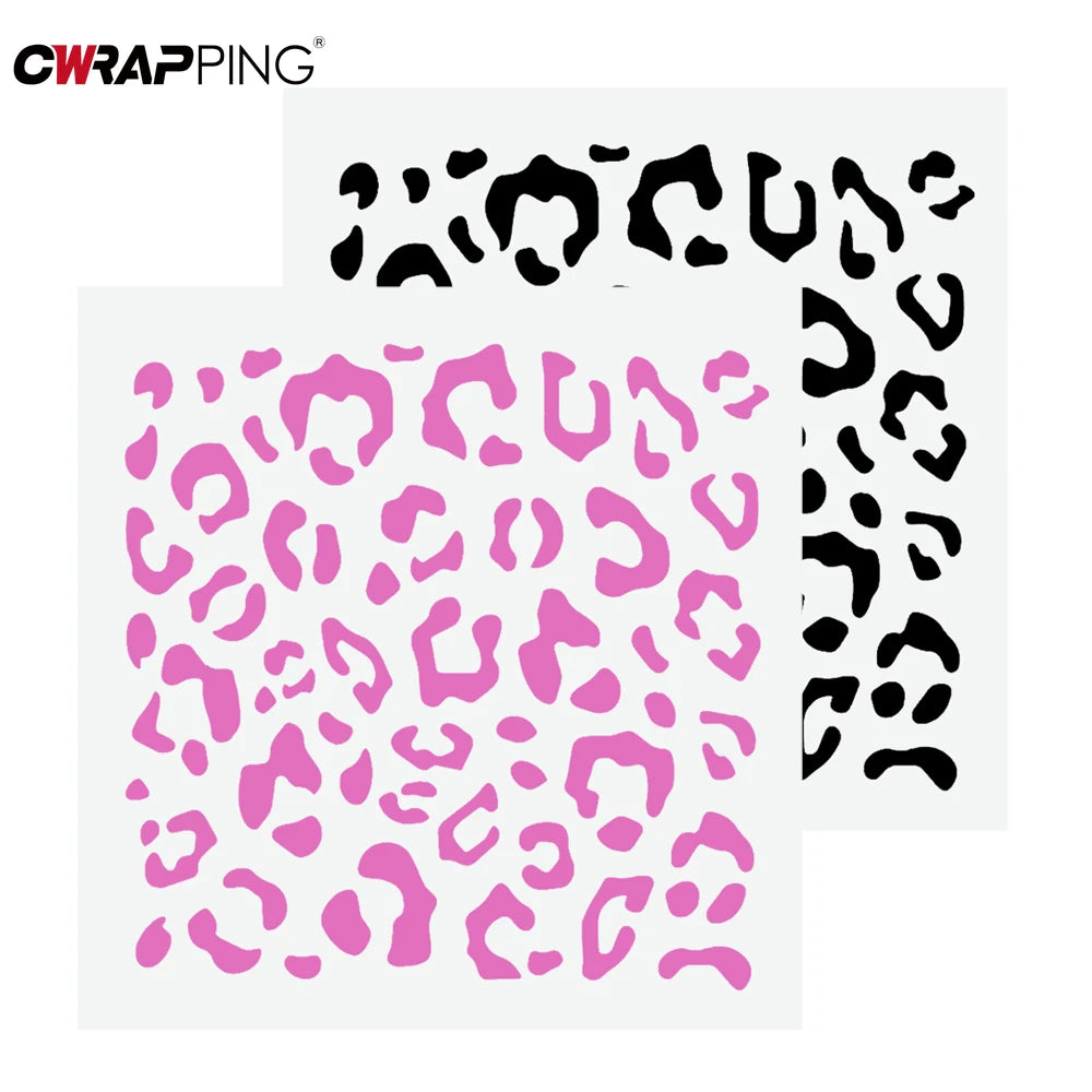 For Motorcycle Leopard Print Decorate Waterproof Stickers