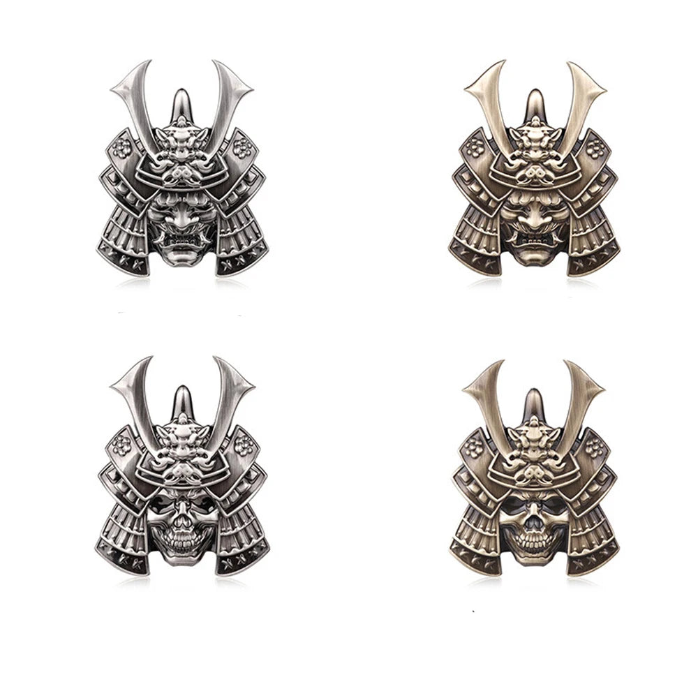 For Any Vehicle 3D Sticker Premium Warrior Metal Side Fender
